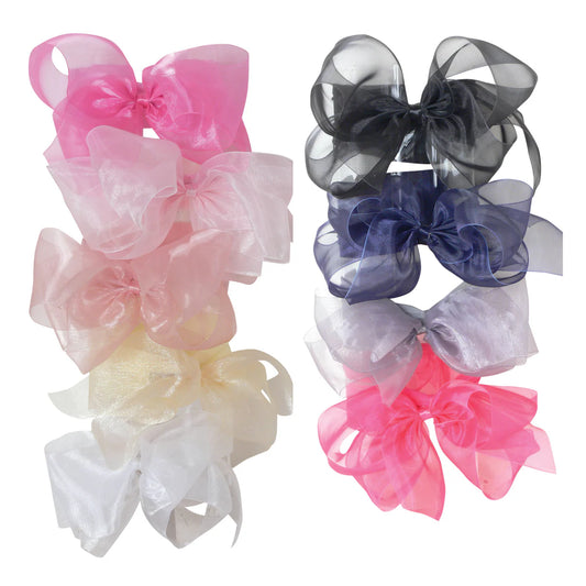Bows Arts- Oversized Organdy Bow Headband
