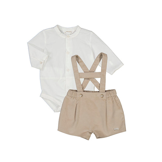 Beige Short Set