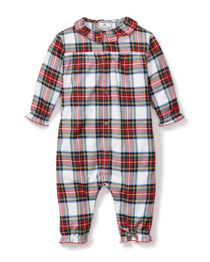 Petite Plume- Balmoral Tartan Madeline Romper- Pajama