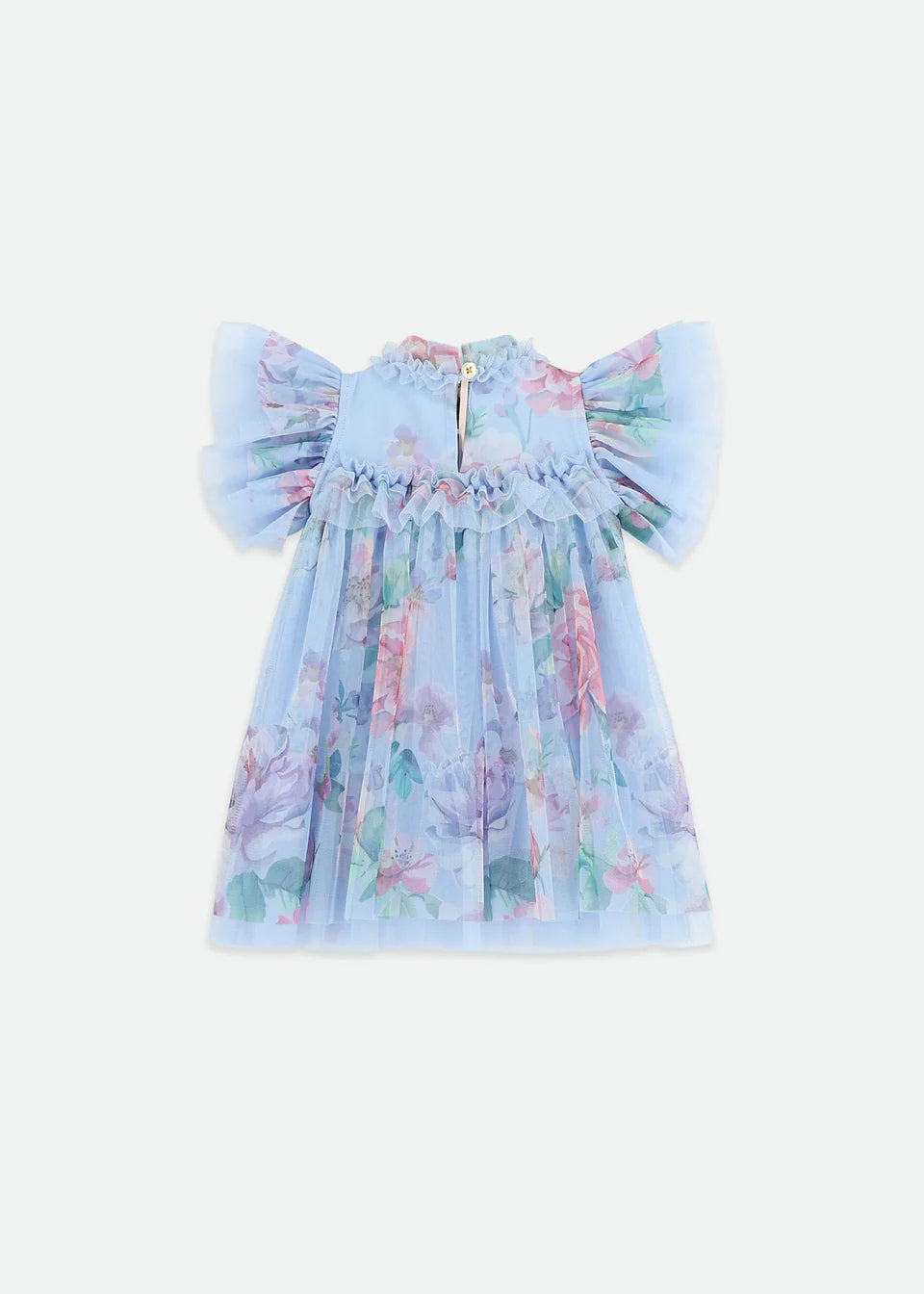 Tulle Baby Dress Blue Floral