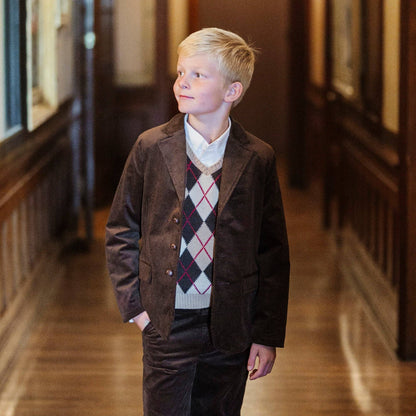 Hope & Henry- Brown Corduroy Blazer