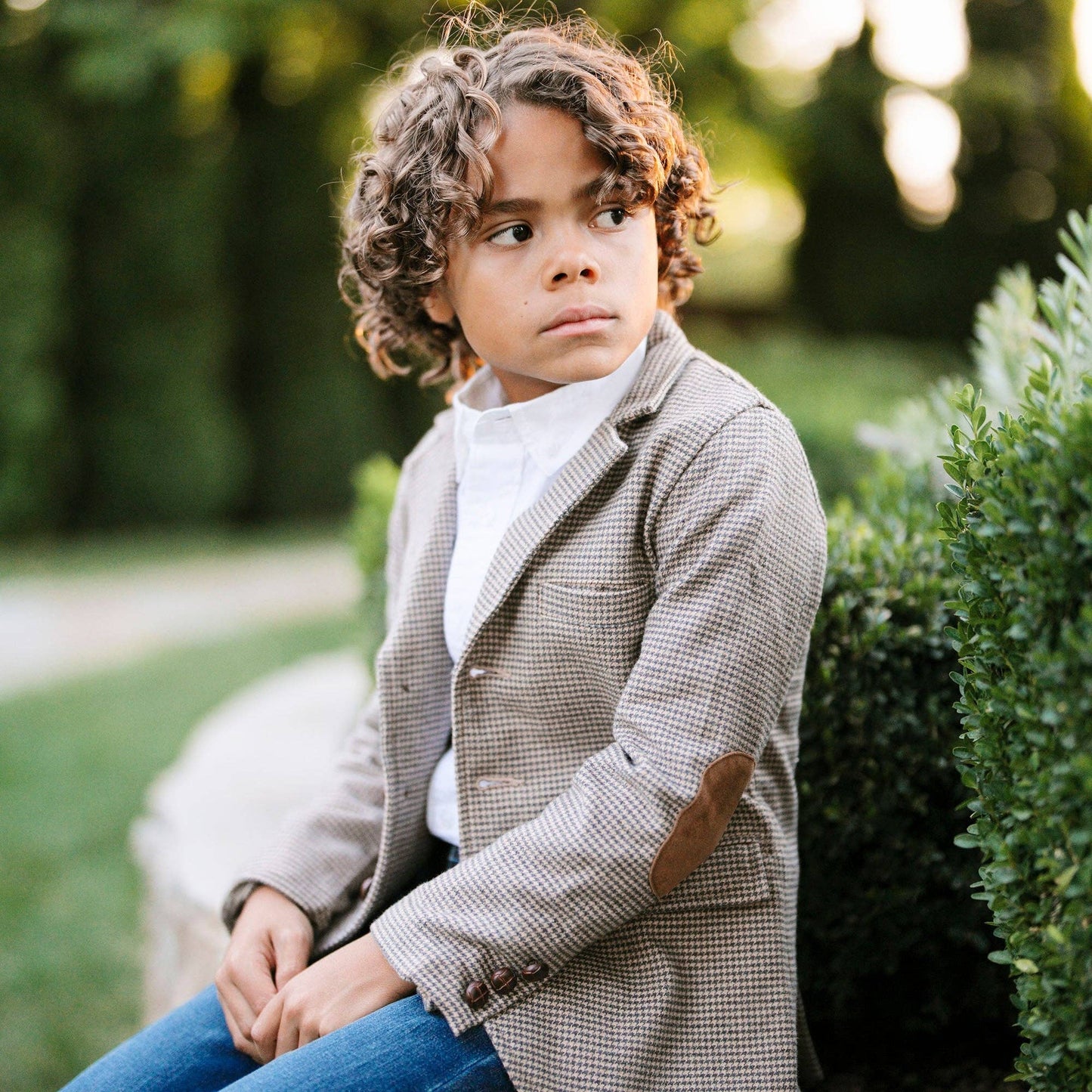 Hope and Henry - Brushed Cotton Suit Jacket