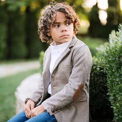 Hope and Henry - Brushed Cotton Suit Jacket