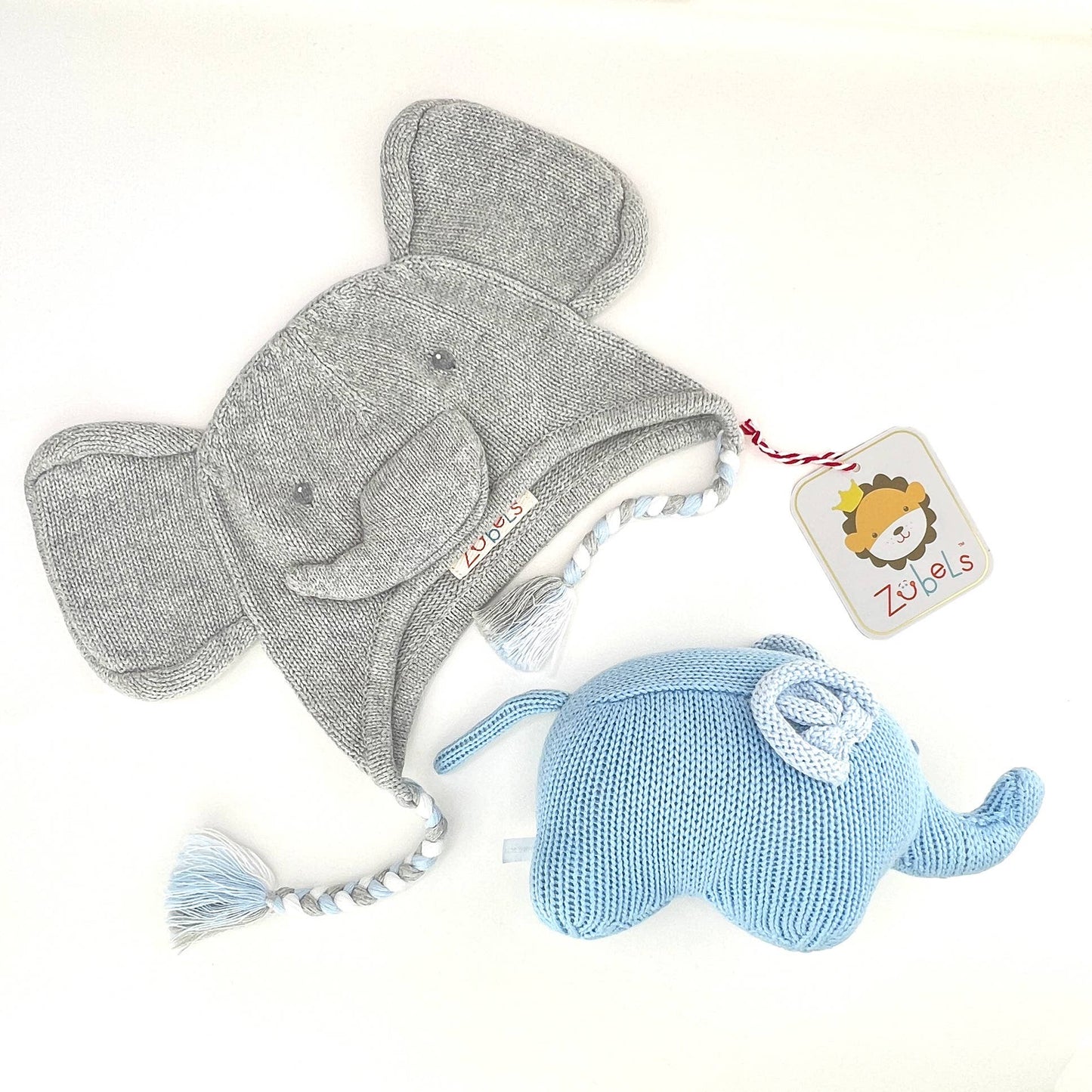 Basic Elephant Rattle - 2 Colors!
