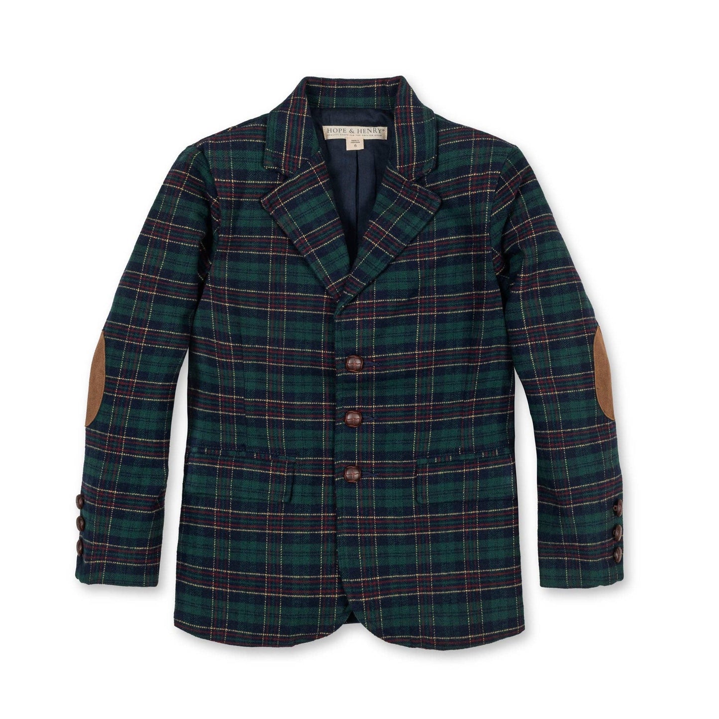 Hope & Henry Tartan Suit Jacket