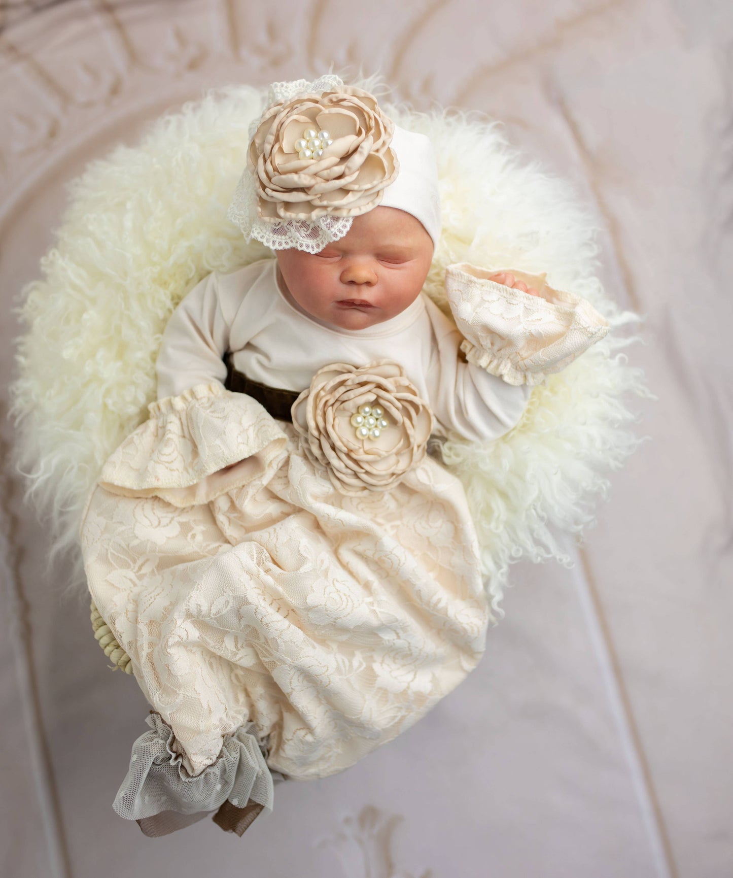 Haute Baby Vanilla Sugar Gown for Infants & Toddler