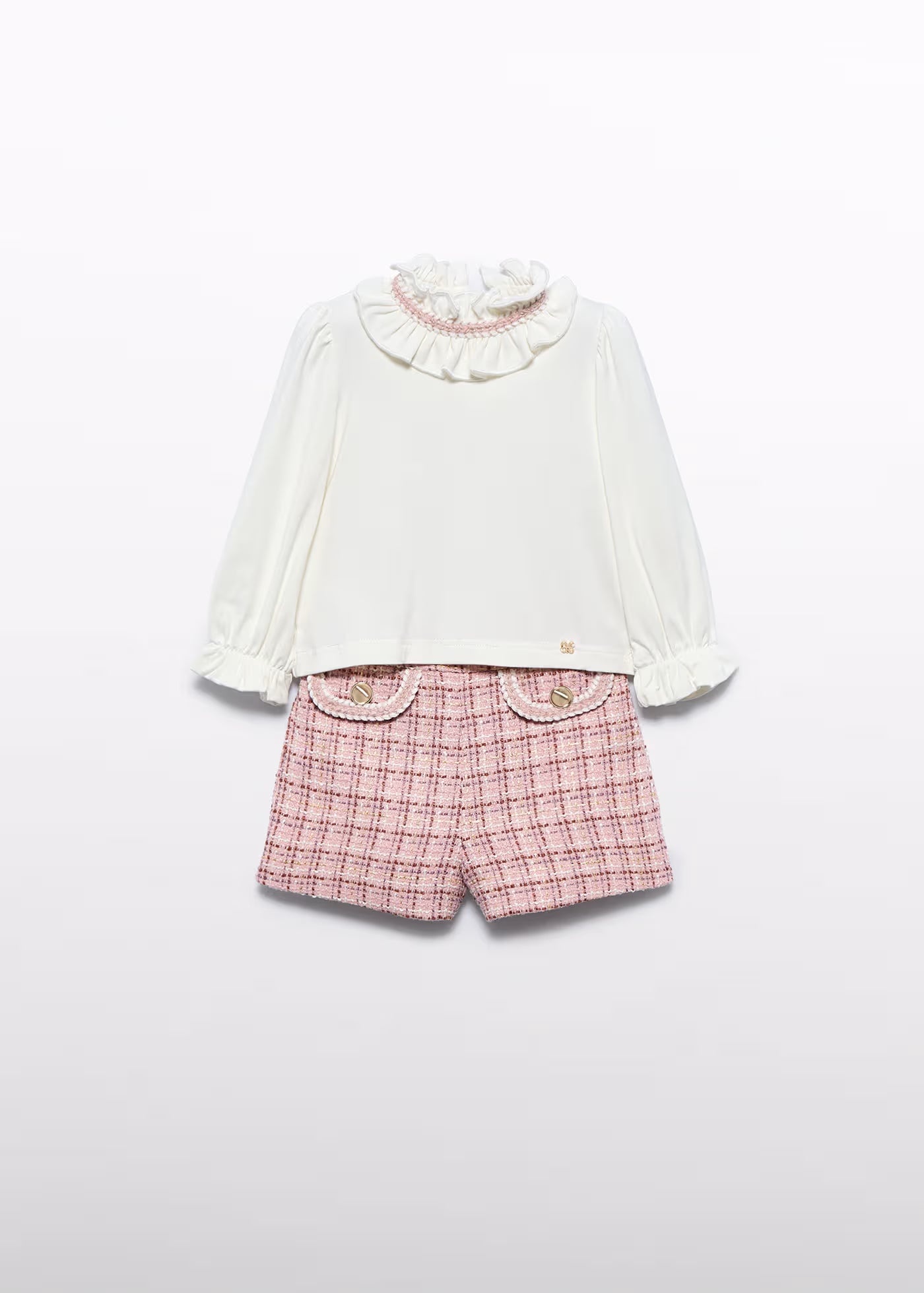 Tweed Short Set - 2 Pieces