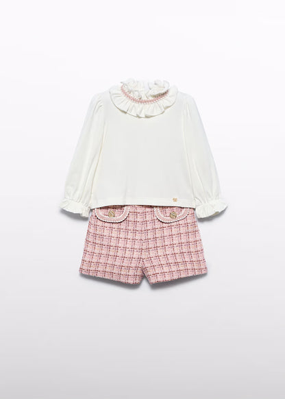 Tweed Short Set - 2 Pieces