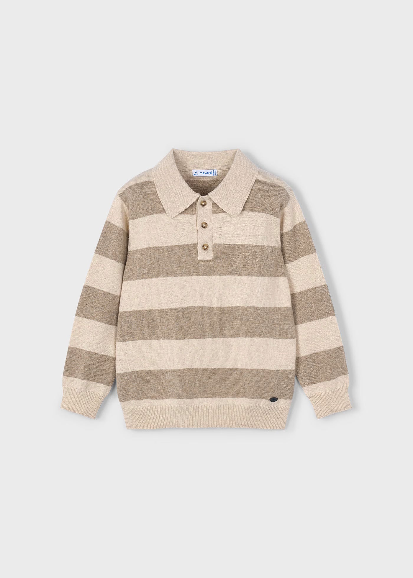 Mayoral Boys Polo Striped Knit