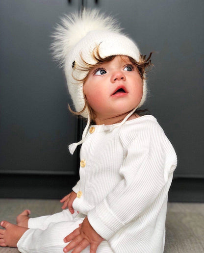 Cashmere Aviator Hat