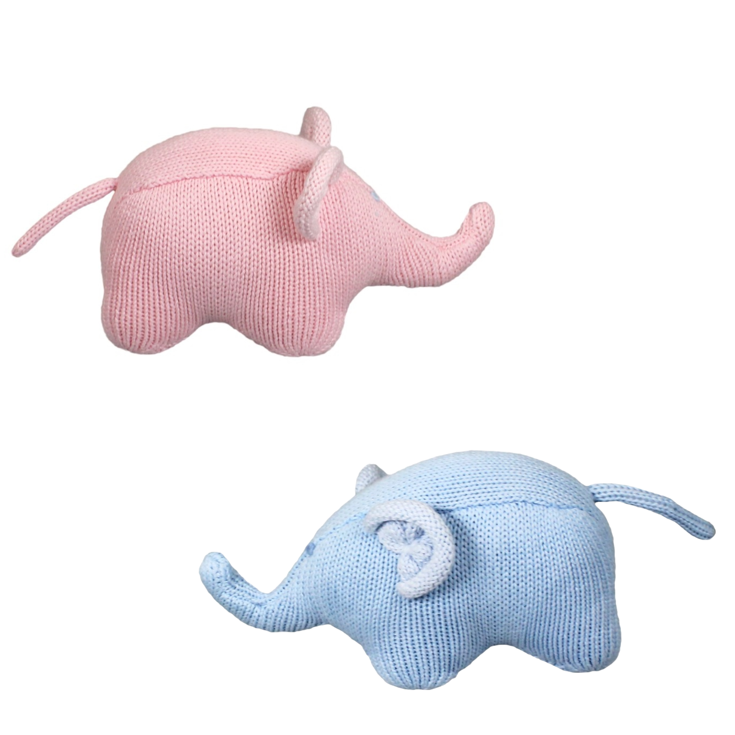 Basic Elephant Rattle - 2 Colors!