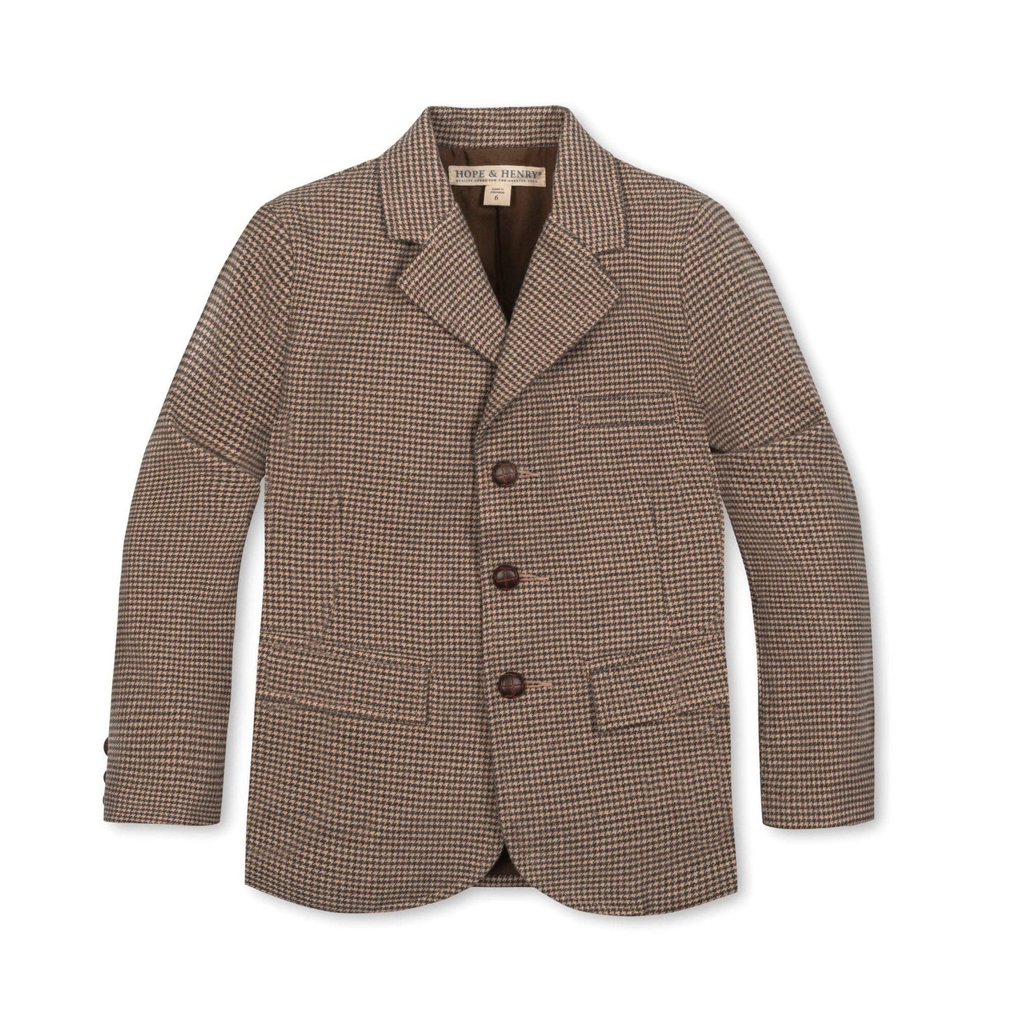 Hope and Henry - Brushed Cotton Suit Jacket