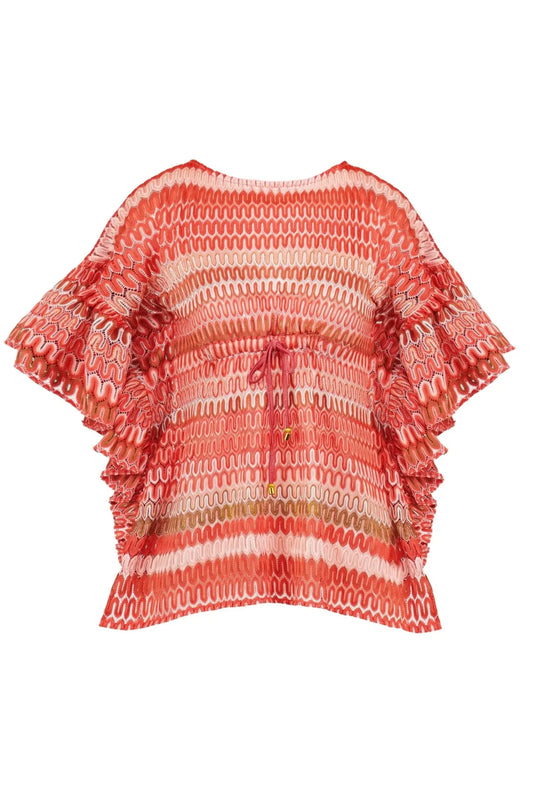 Coral Crochet Cover-Up
