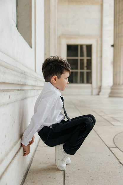 Tuxedo Shirt and Pants Set