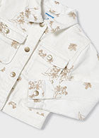 Cream Jean Jacket