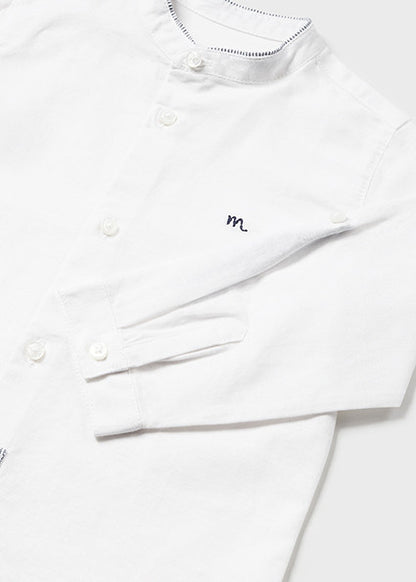 White Linen/Blue Bottom