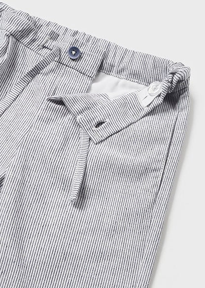 White Linen/Blue Bottom