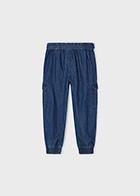 Blue Tencel Pants