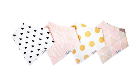 Blush Bandana Bib Set