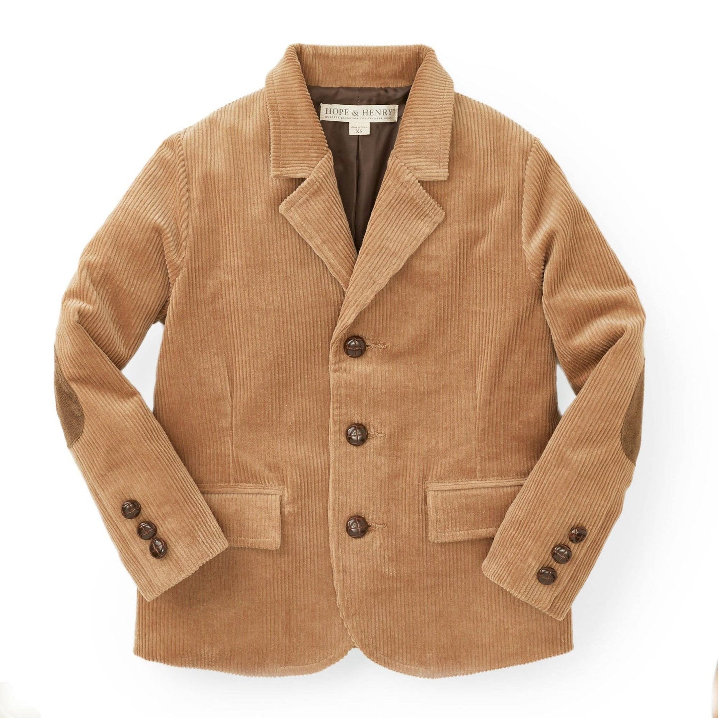 Hope & Henry Light Brown Corduroy Blazer