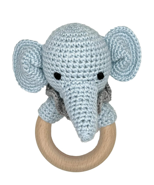 Zubels- Elephant Rattle- Blue