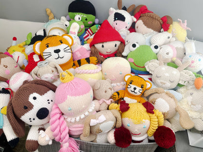 Kai the Tiger Knit Doll