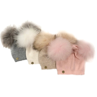 Double Pom Hats