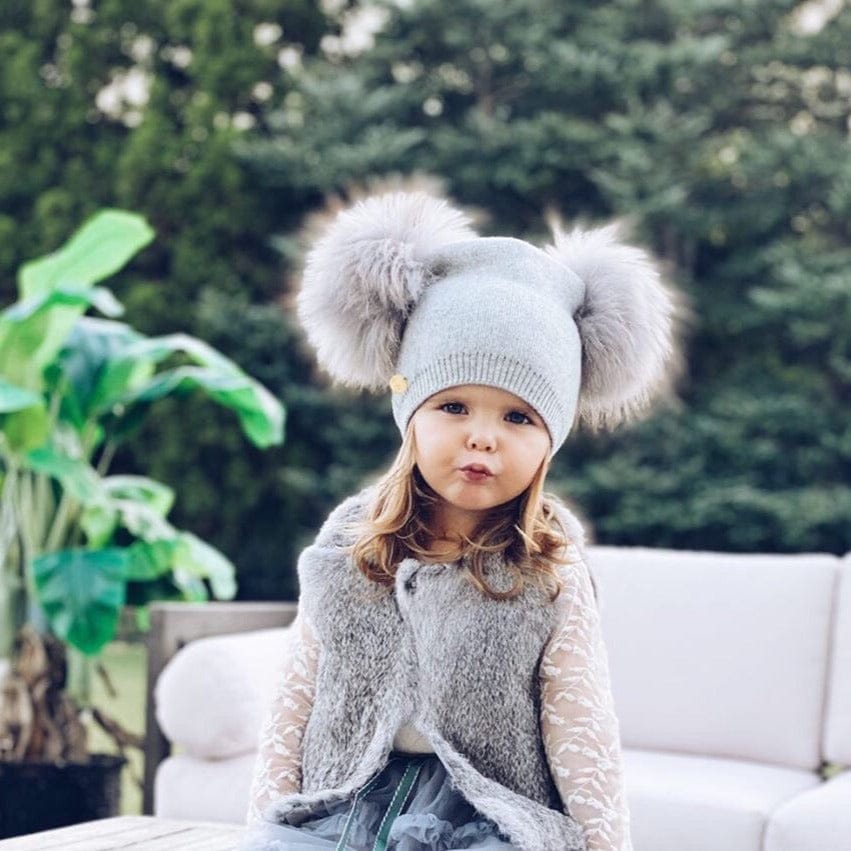 Double Pom Hats