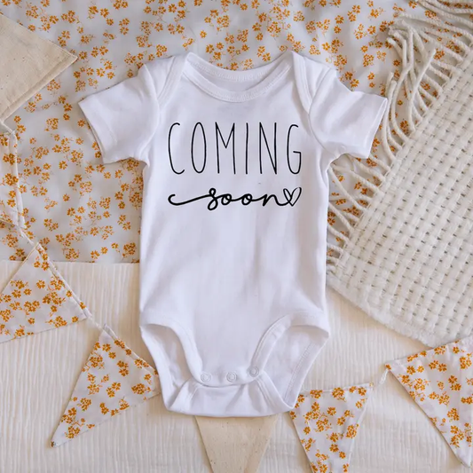 Coming Soon Pregnancy Announcement Onesie