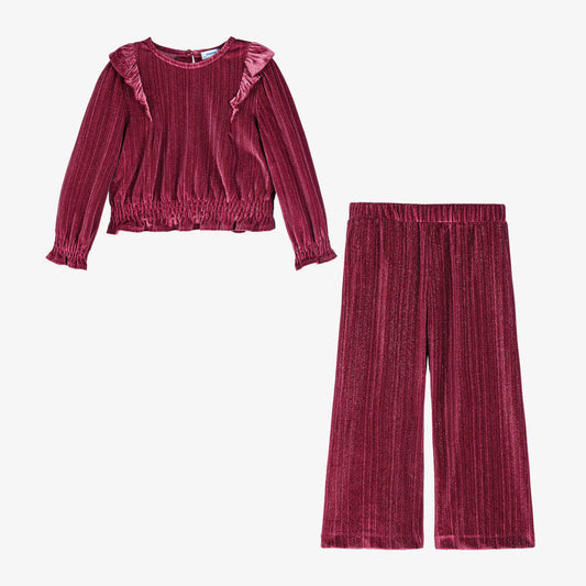 Velvet Pant Set