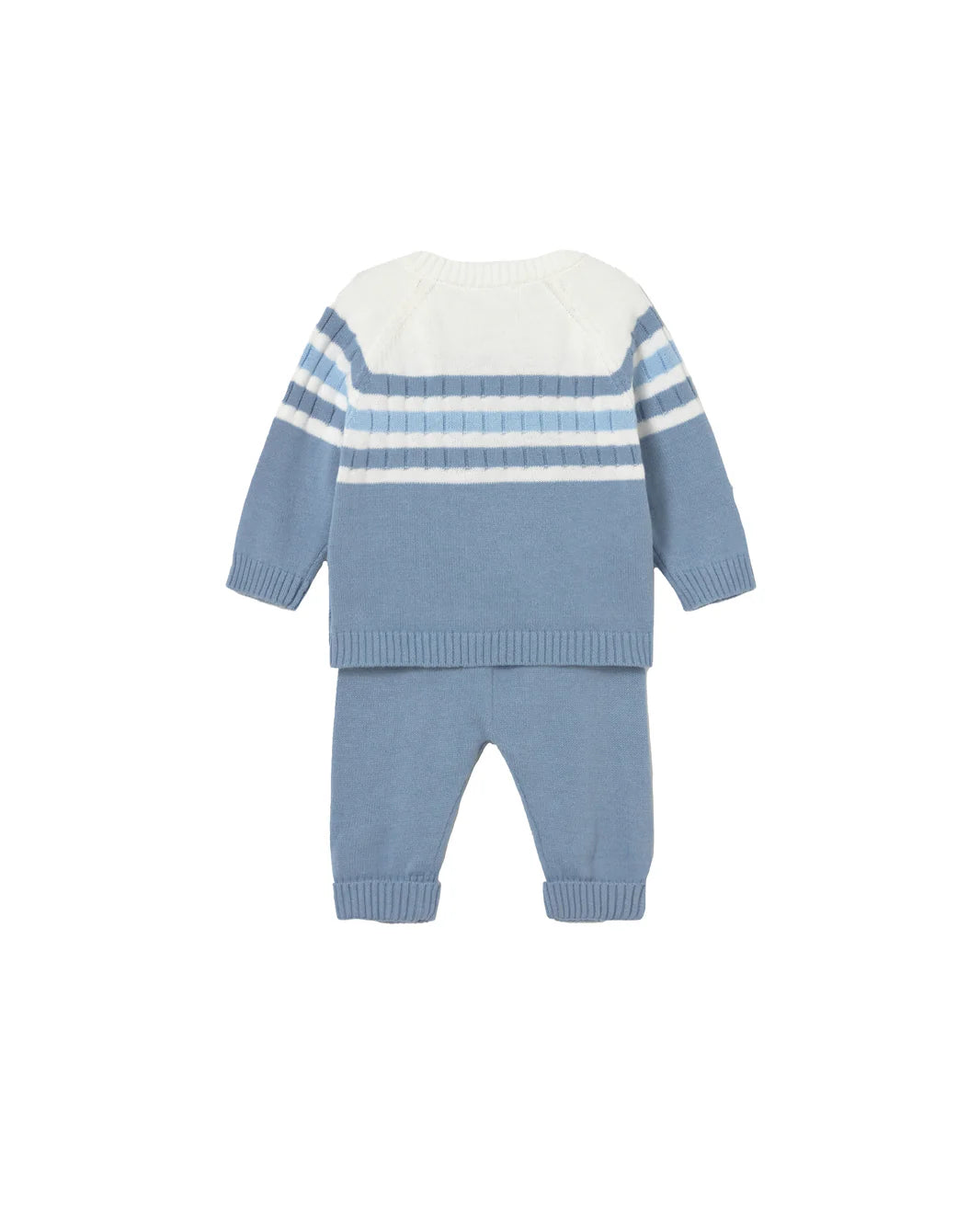 Light Blue Long Sleeve Knit Layette