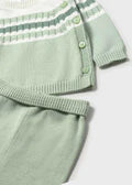 Green Long Sleeve Knit Layette