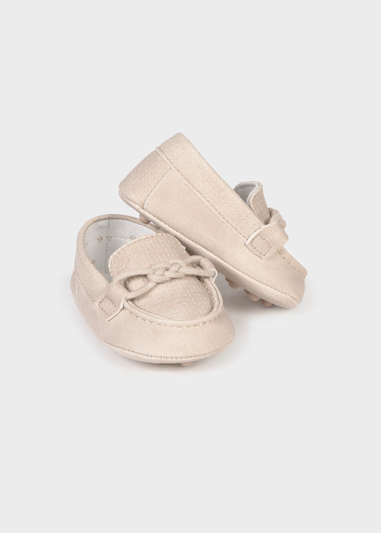 Boys Loafer Dress Shoe - Taupe