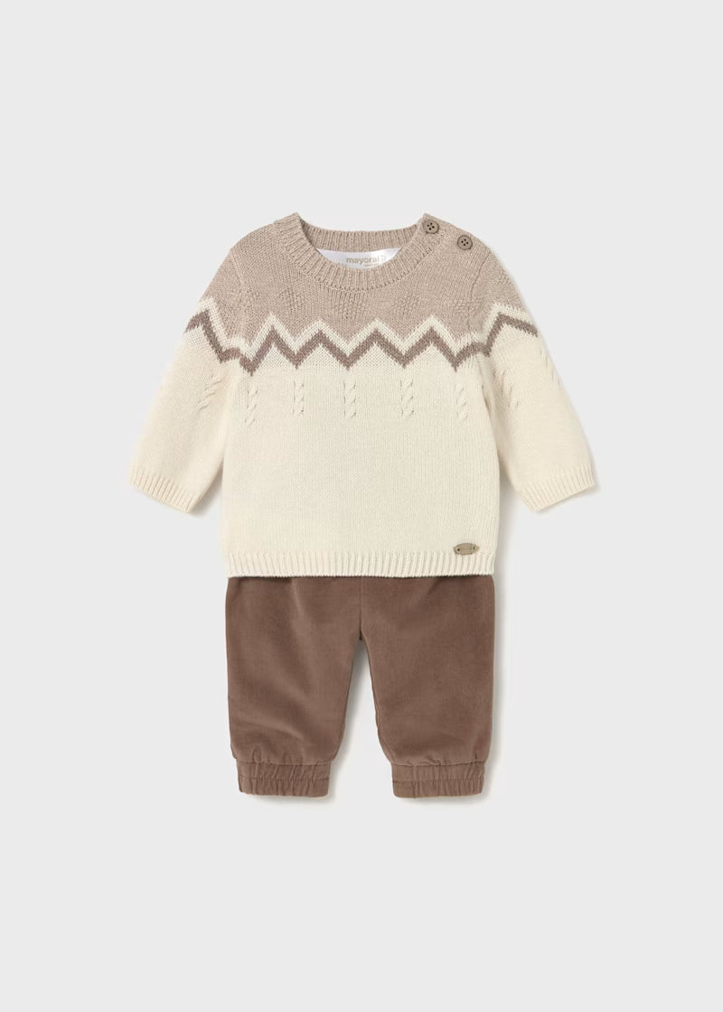 Baby Boy Pants and Sweater Set