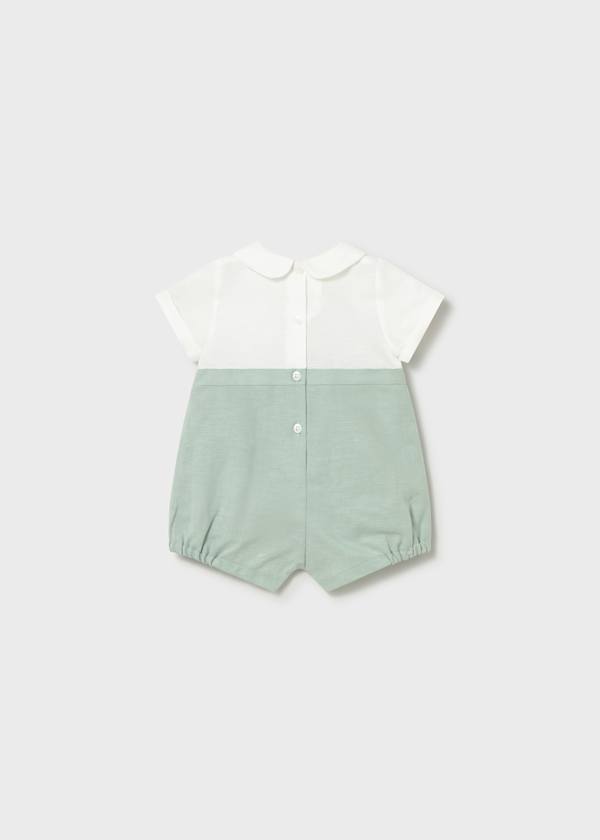 Baby Boy Linen Romper