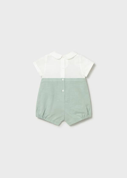 Baby Boy Linen Romper