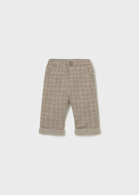 Mayoral Boys Sesame Plaid Pants