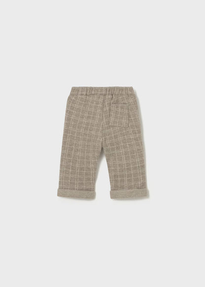 Mayoral Boys Sesame Plaid Pants