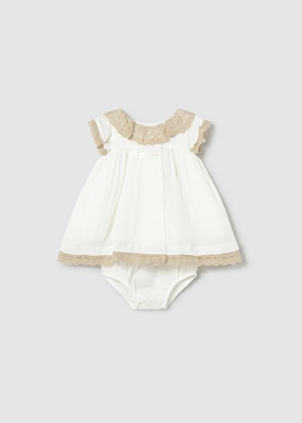 Baby Linen and Lace Dress