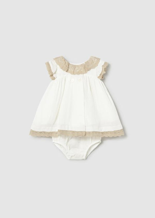 Baby Linen and Lace Dress