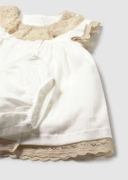 Baby Linen and Lace Dress
