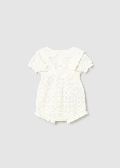 Girls Ceramic Knit Dungaree Set