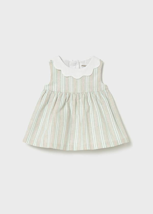 Baby Striped Aqua Dress