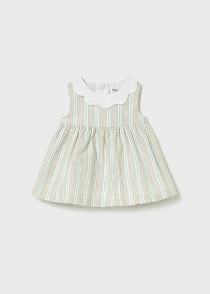 Baby Striped Aqua Dress